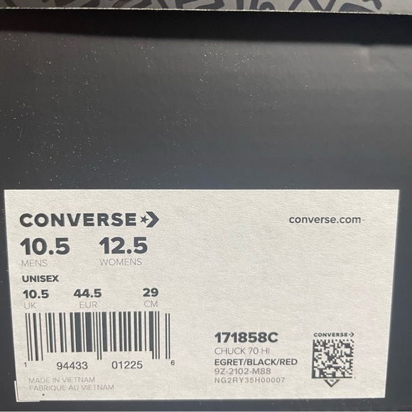 Converse Chuck Taylor All-Star 70 Hi x Keith Harring ‘Egret’ 2021 - Picture 14 of 16